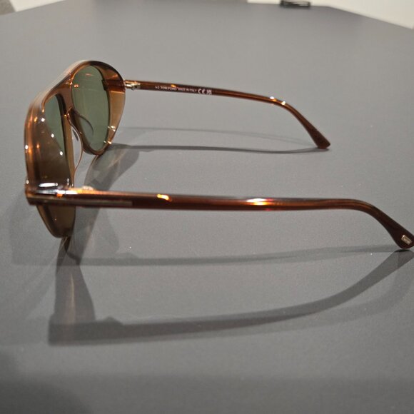 Tom Ford Marcus Aviator Sunglasses - TF1023 48N 60-13 140-1 - Brown - Picture 8 of 16